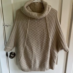 Joan Vass Cream wool sweater size xs